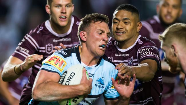 Kurt Capewell has been squeezed out of Cronulla’s squad. Picture: Craig Golding