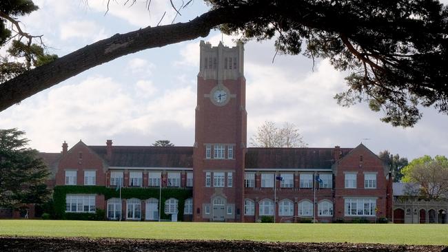 The fight club revelations come after a drug scandal in the Geelong Grammar School boarding dorms in September last year. Picture: Mark Wilson