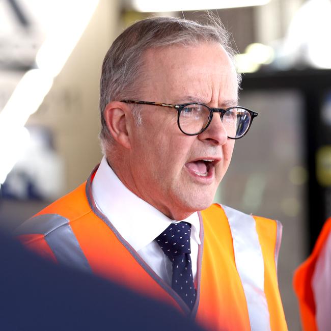 Anthony Albanese has sought to lower expectations for next week’s jobs and skills summit. Picture: Steve Pohlner