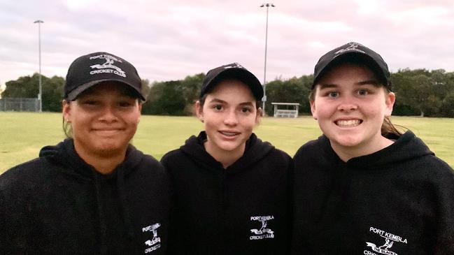 Ella Yates (middle) was excellent for Greater Illawarra. Picture: Port Kembla CC Facebook