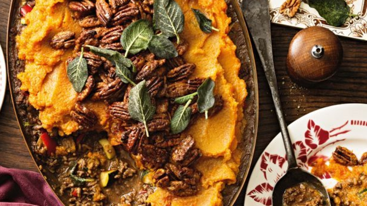 Sweet potato is a good substitute for the usual mash.