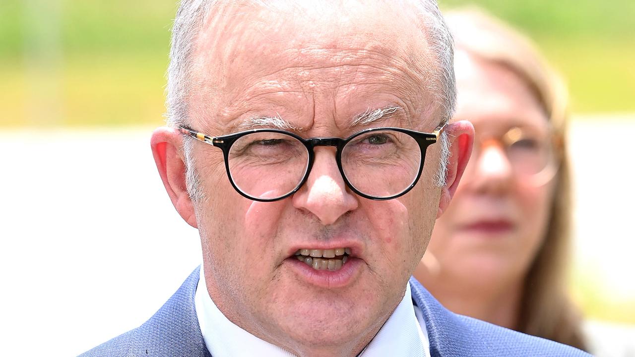 Prime Minister Anthony Albanese has given a fiery defence of his government’s public spending as fresh inflation figures show a surprise improvement. Picture: NewsWire / John Gass