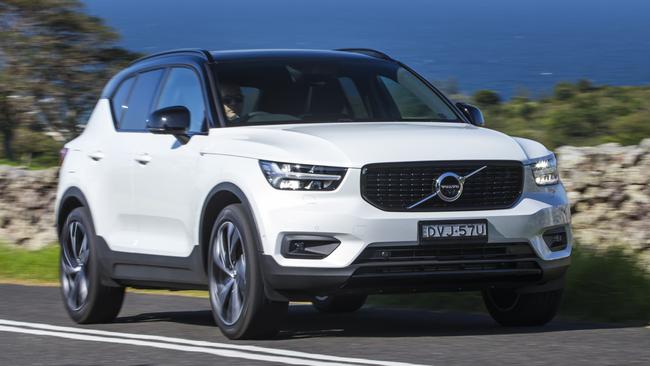 The XC40 features a spritely engine.