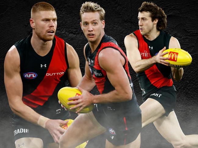 Essendon's first-round selections on its list.