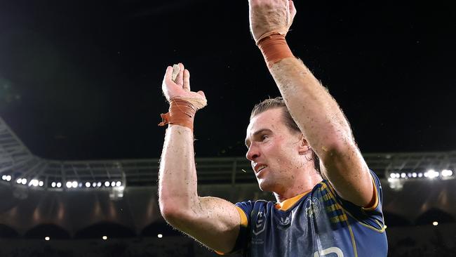 Gutherson is the Eels’ captain. Photo by Cameron Spencer/Getty Images