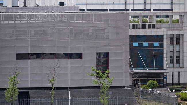 The Wuhan Institute of Virology in Wuhan in China's central Hubei province. Picture: AFP