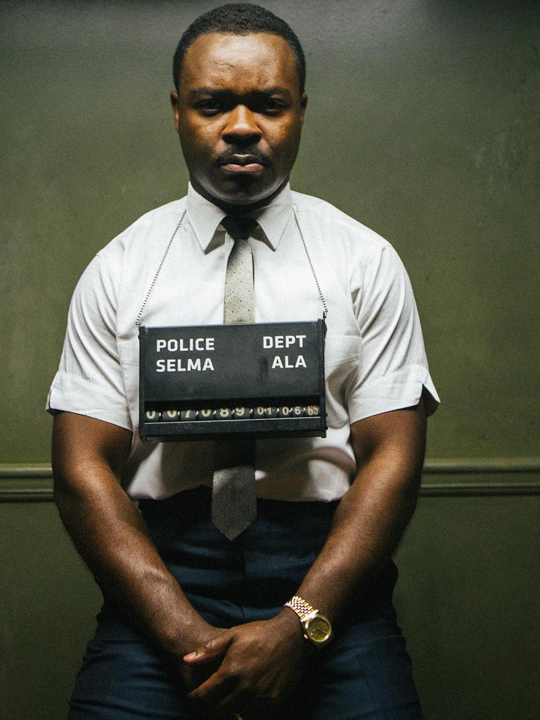 And as Martin Luther King Jr in a scene from Selma.
