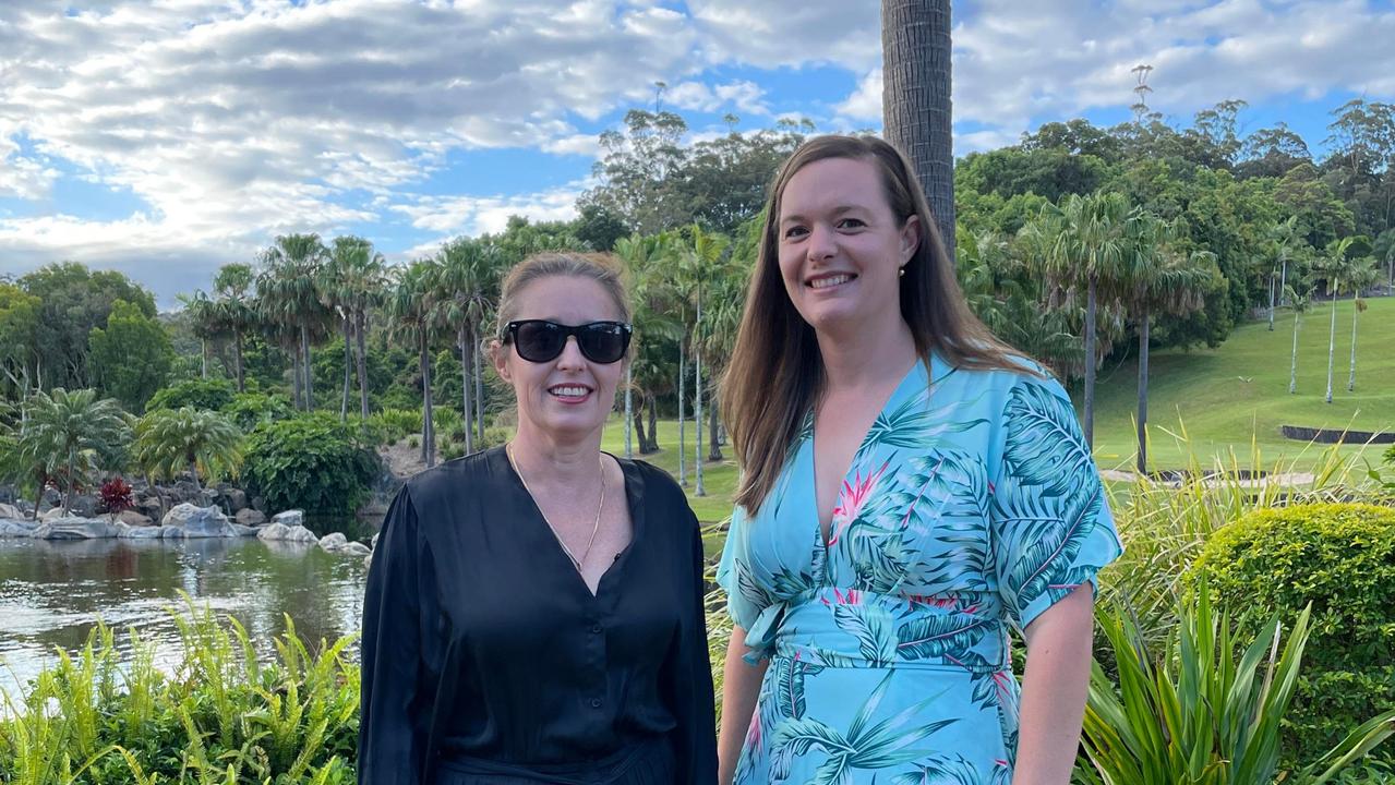 School Principal Michelle Elliott and Year advisor Samantha Cornale at the Orara High School Year 12 formal in 2022. Picture: Matt Gazy