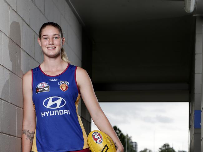 Brisbane Lions Womens Team player Tayla Harris. Pic Mark Calleja