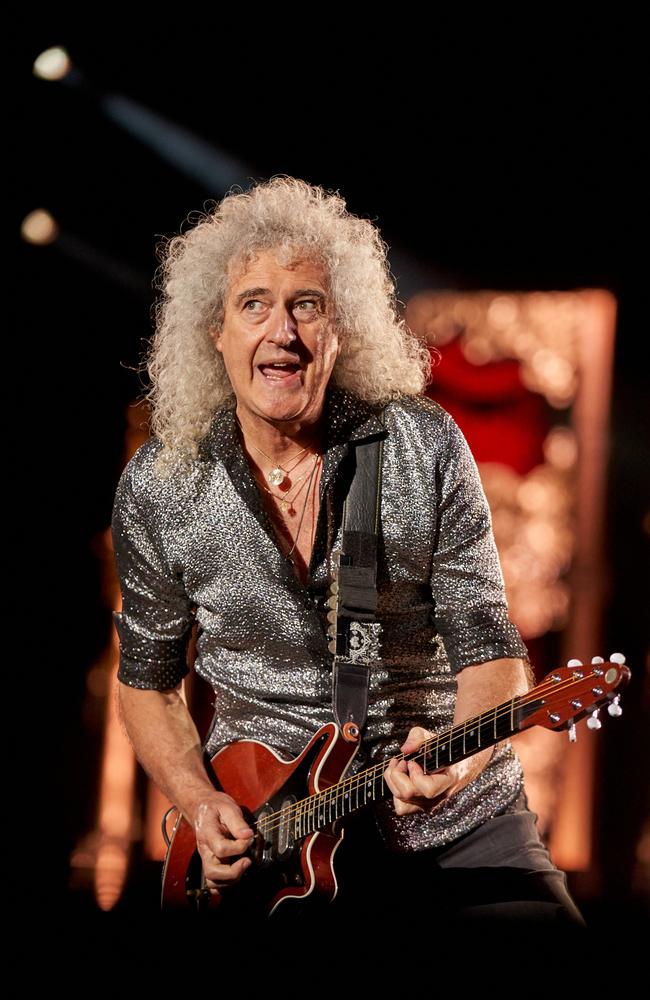 Brian May and his wife have tested positive to Covid. Picture: Matt Loxton