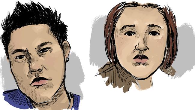 An artist’s impression of Point Cook couple Angie Ling Liaw and Chee Kit Chong. Artist: Mollie McPherson