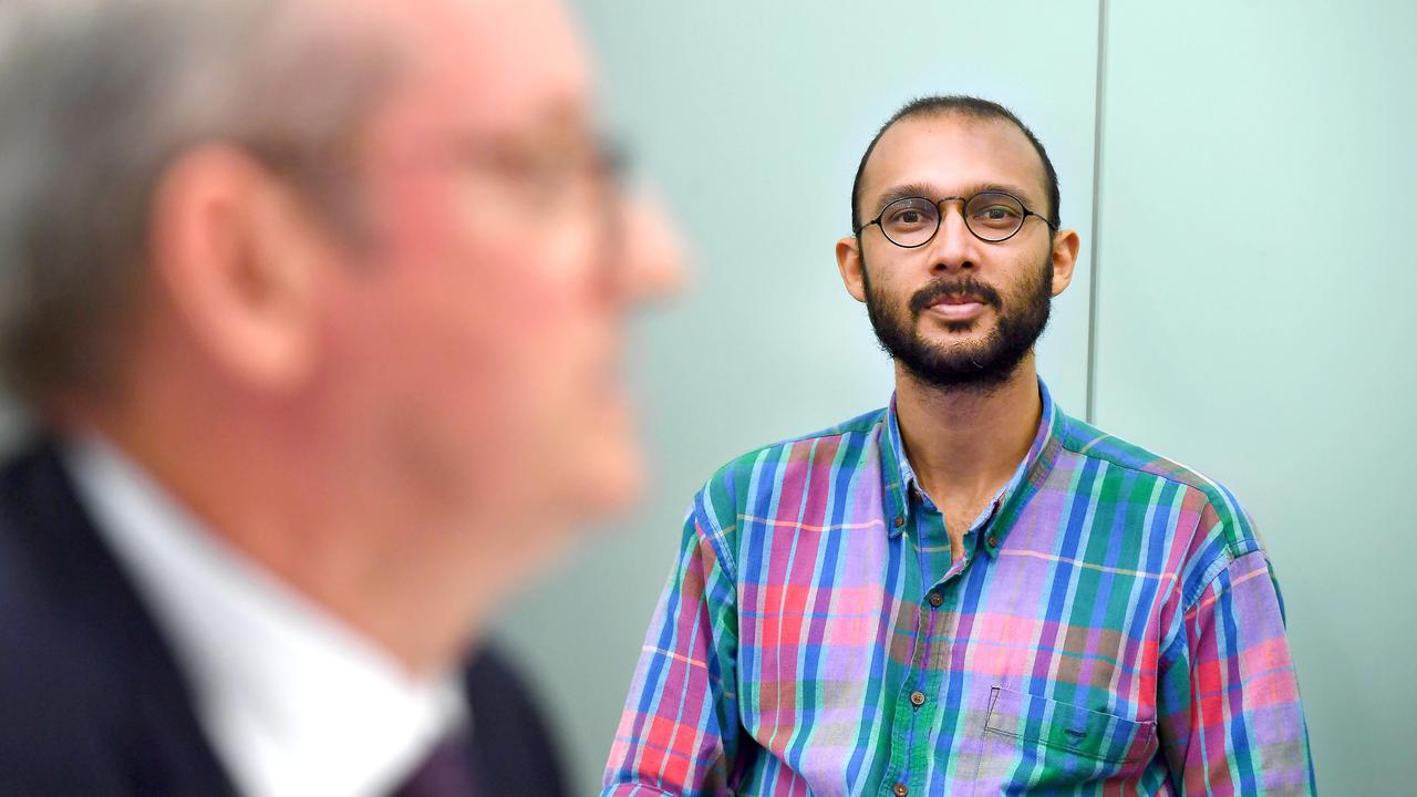 Cr Jonathon Sir at the ethics committee surrounding a Facebook post he made. Picture: John Gass