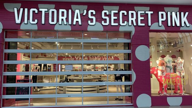 Victoria's Secret PINK sold signature apparel including lingerie and activewear.