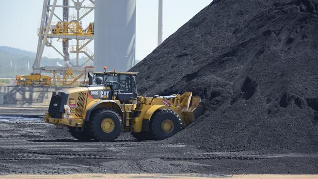 Coal at the Wiggins Island Coal Export Terminal.