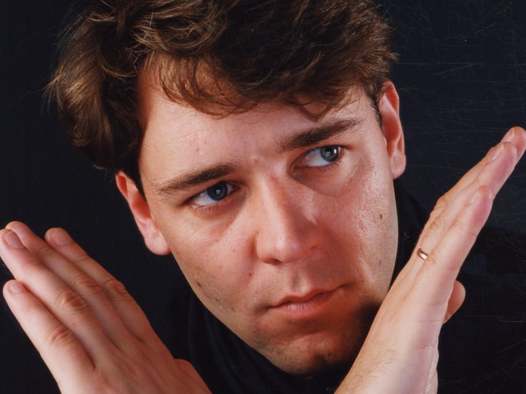 Russell Crowe in 1992. Picture: Supplied