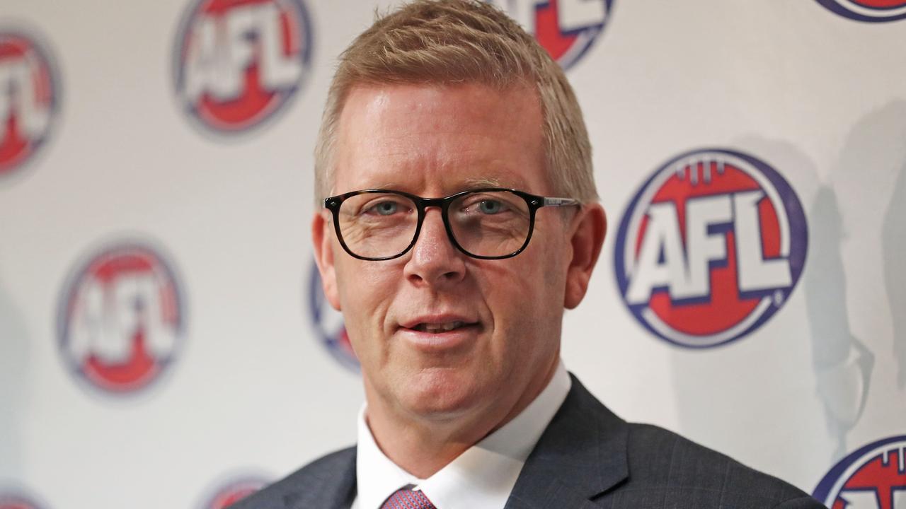 AFL general manager football operations Steven Hocking. Picture: Getty Images 