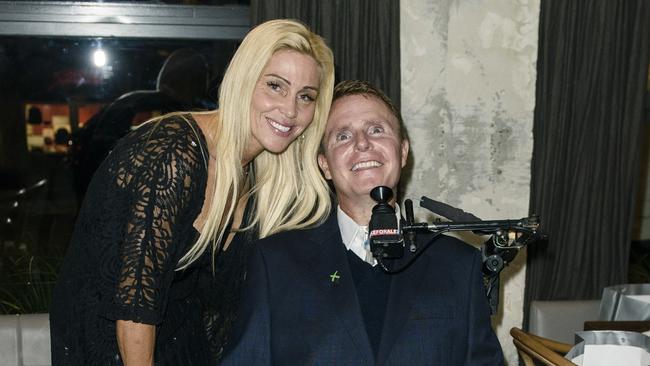 Socials. Perry Cross Spinal Research Foundation Dinner at the Apollo Restaurant. Susie Maroney and Perry Cross