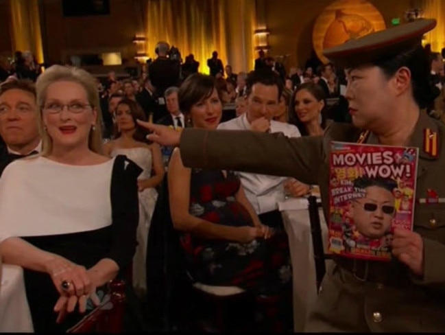 One of the most talked about moments of the night — Meryl Streep and Margaret Cho.