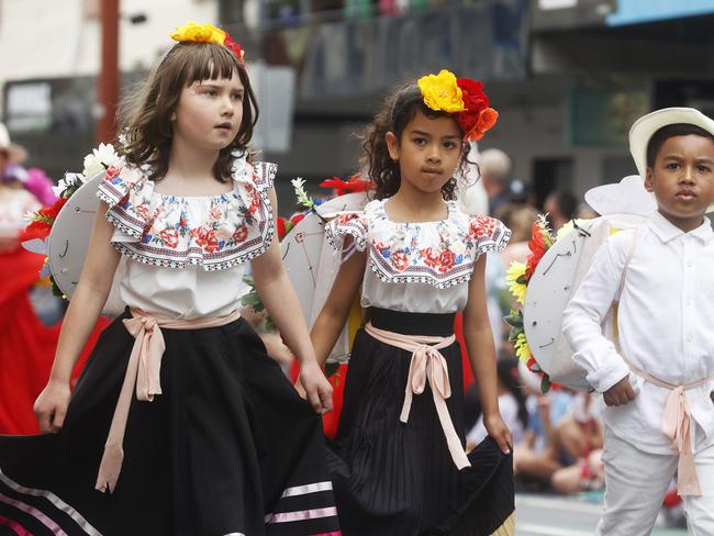 Salsita Kids. Hobart Christmas Pageant 2024. Picture: Nikki Davis-Jones