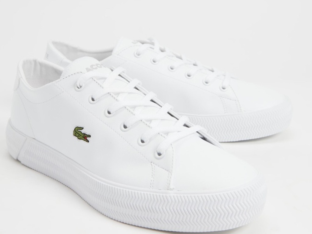 How to clean lacoste clearance white shoes