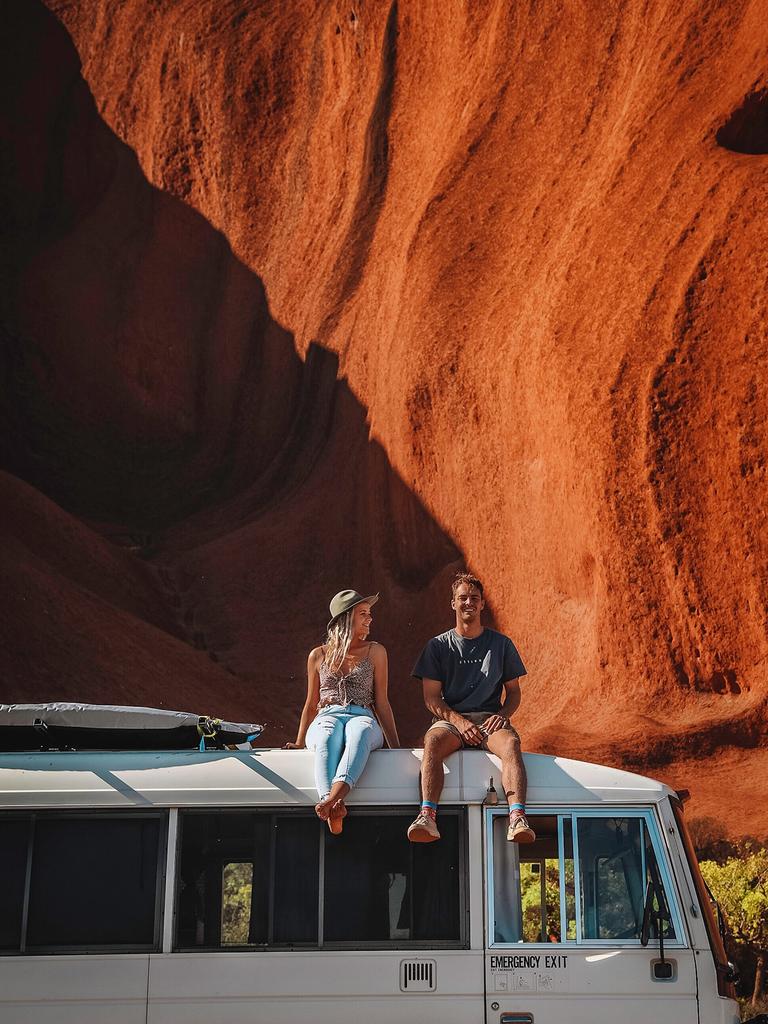The couple went on an epic Australian road trip before Covid-19.