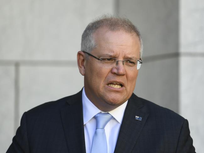 Scott Morrison reminded Australians not to become complacent. The “virus is still out there.” Picture: AAP