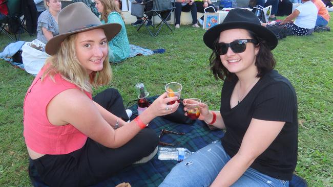 Bonnie and Justine Henderson at the Relish Food & Wine Festival.