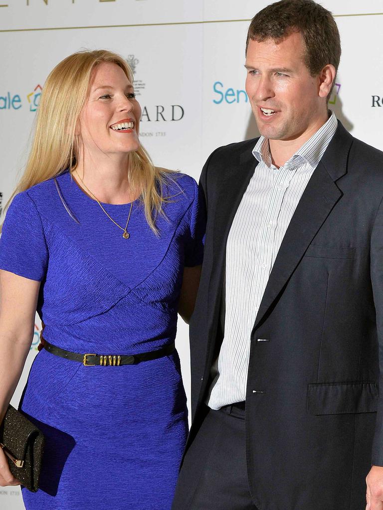 Peter and Autumn Phillips revealed their split last week. Picture: Toby Melville/Pool/AFP