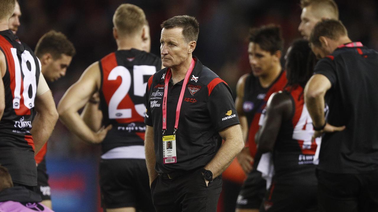 Essendon coach John Worsfold looks on after their loss to St Kilda. Photo: Daniel Pockett/AAP Image. 