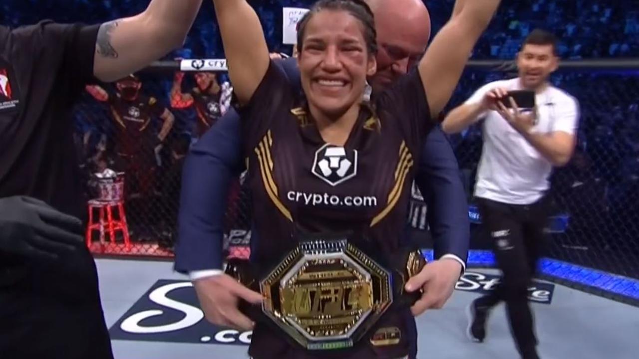 Julianna Pena shocked the world to defeat Amanda Nunes. Picture: Main Event