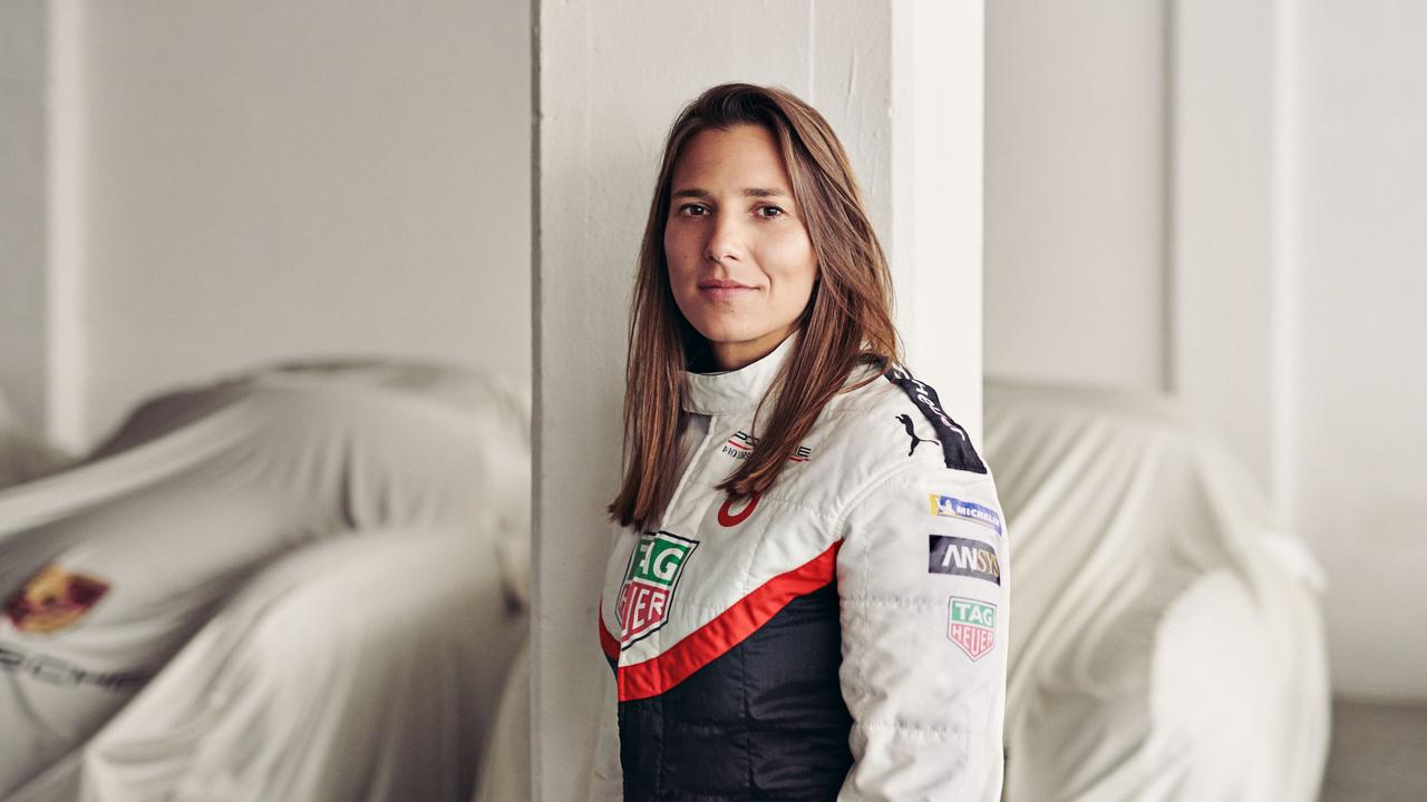 Simona De Silvestro in Porsche kit. Picture: @PorscheFormulaE