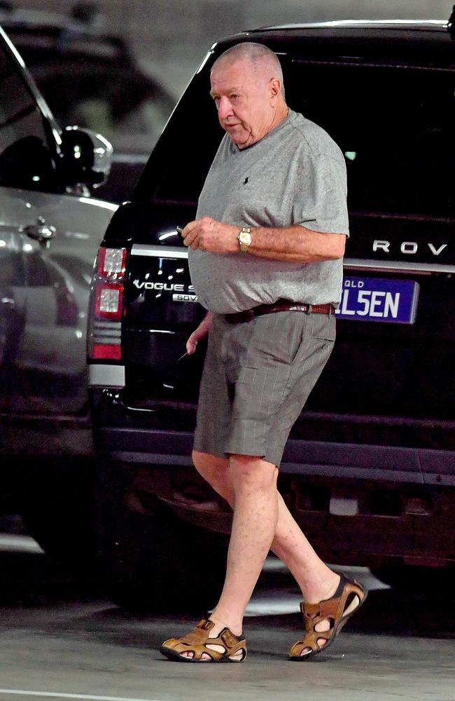 Ray Neilsen out and about shopping in Newstead. Picture: John Gass
