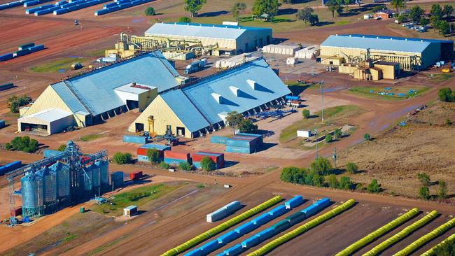 Namoi Cotton's Goondiwindi cotton gin - the ASX-listed company is keen to build similar in North Queensland, at a cost of $45m. Picture: supplied.
