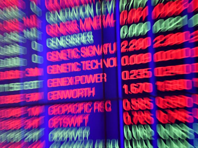 SYDNEY, AUSTRALIA - NCA NewsWire Photos AUGUST, 12, 2020: Digital market boards are seen at the Australian Stock Exchange (ASX) in Sydney. Picture: NCA NewsWire/Bianca De Marchi