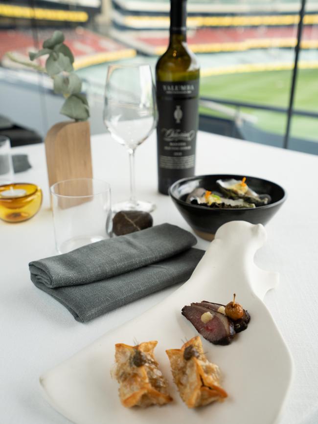 Snacks at Five Regions at Adelaide Oval. Pictures: Simon Wilkinson