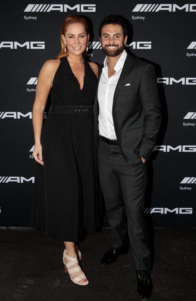 MAFS stars Cameron Merchant and Jules Robinson at the AMG High Performance Lunch.