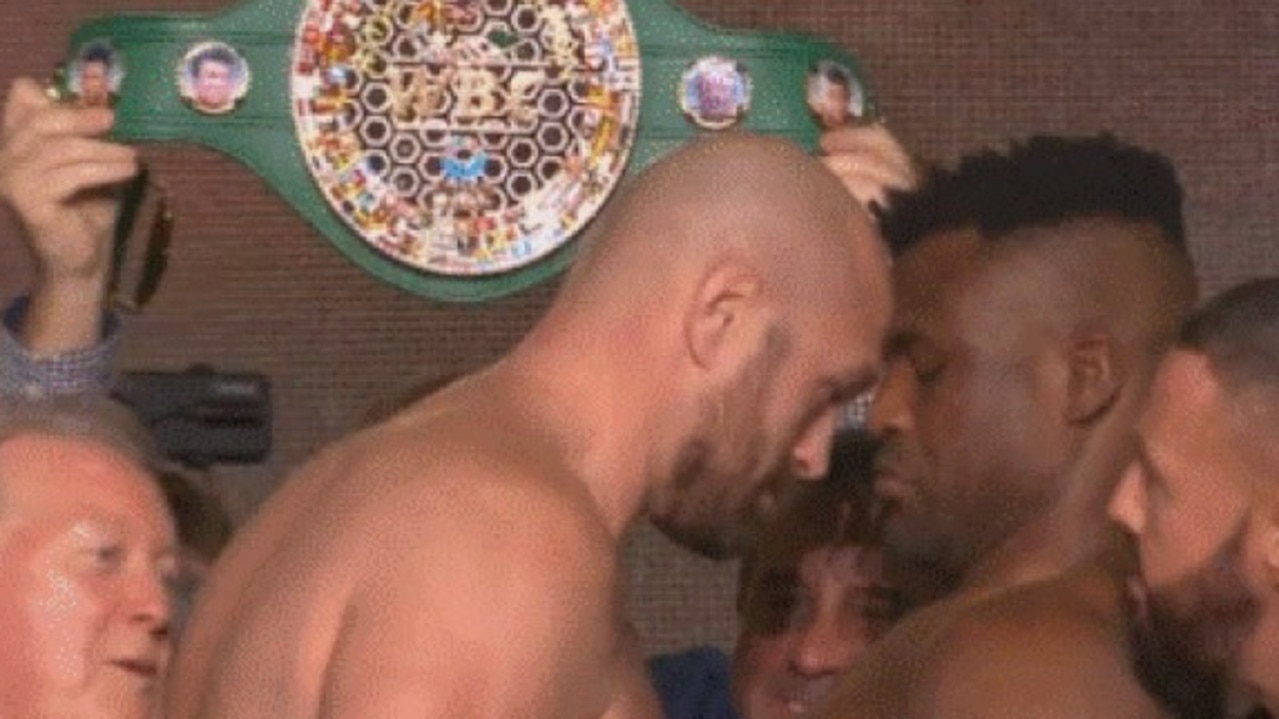 Tyson Fury and Francis Ngannou will settle their rivalry. Photo: Twitter