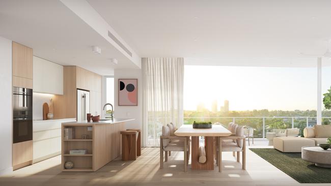 Lewis Land's Palm House collection features a release of 60 two- and three-bedroom apartments at the Gold Coast’s largest active masterplanned community, Harbour Shores.