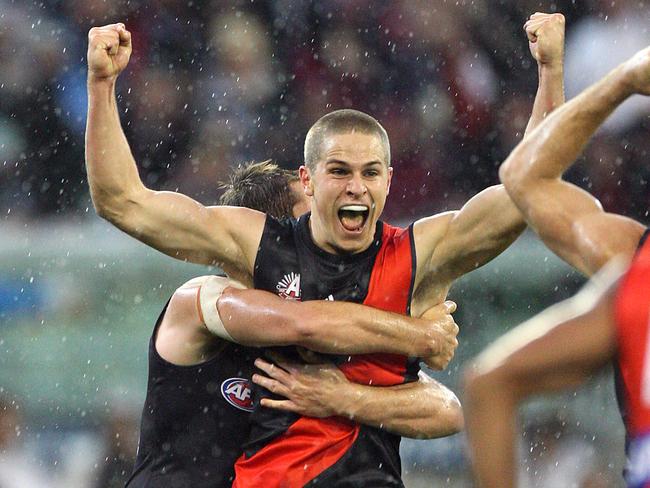 David Zaharakis will always be known for his match-winning goal in the 2009 Anzac Day game. Picture: Wayne Ludbey