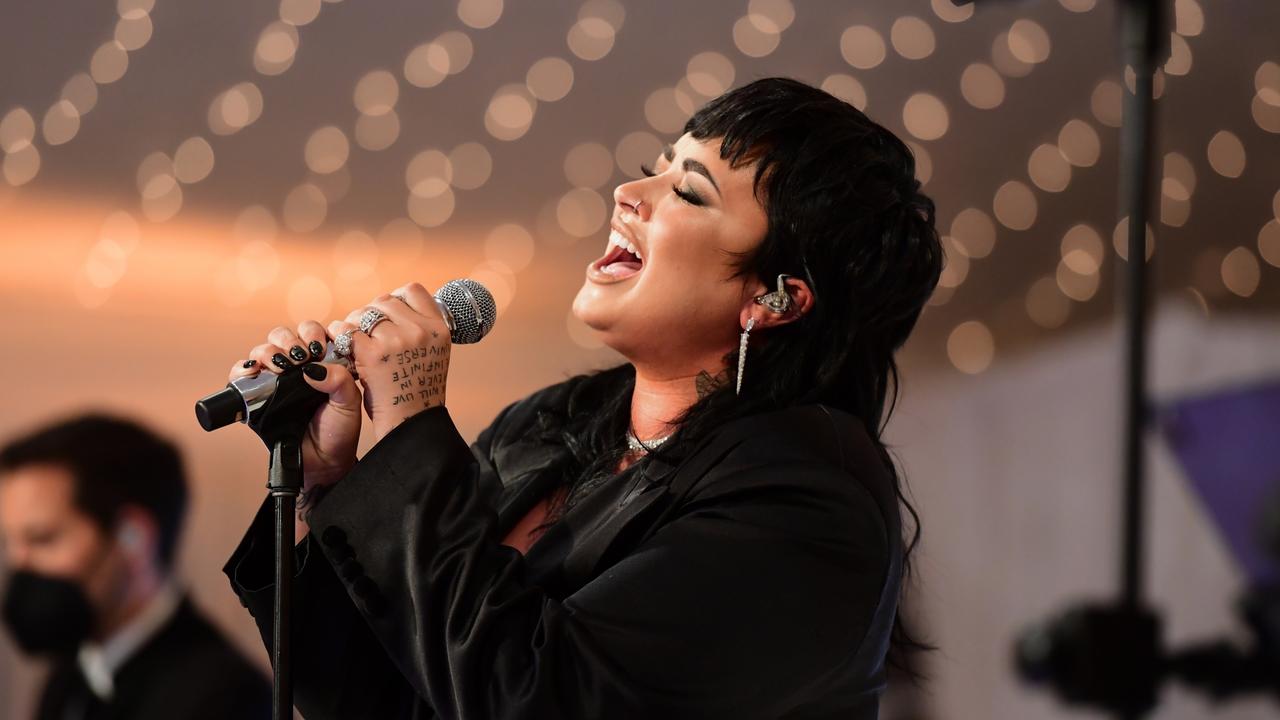 Demi Lovato performed for the newlyweds. Picture: Miles Diggs/Shutterstock/Media Mode