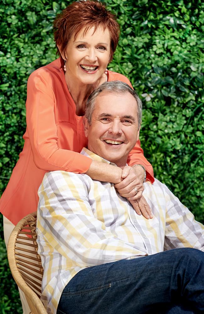 Alan Fletcher and Jackie Woodburne on Neighbours. Picture: Supplied