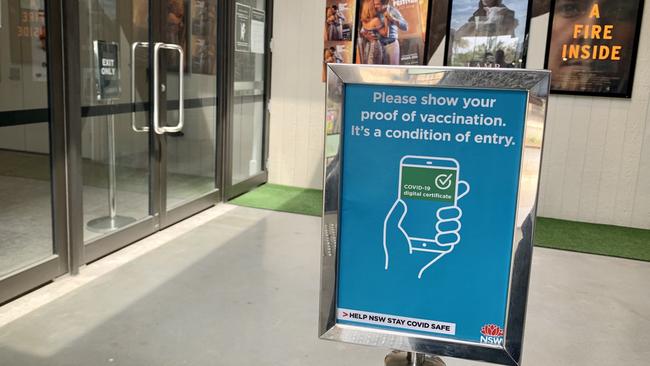 Palace Cinemas Byron Bay started requesting proof of full vaccination from customers on Monday, October 11, 2021.