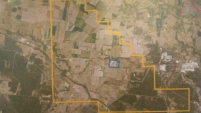 The discovery has been kept from nearby landholders and the local council, and has yet to be ­included on a state land-­contamination register.