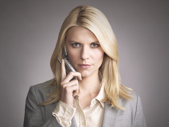 Actor Claire Danes in &lt;i&gt;Homeland&lt;/i&gt;, another popular target for online pirates.