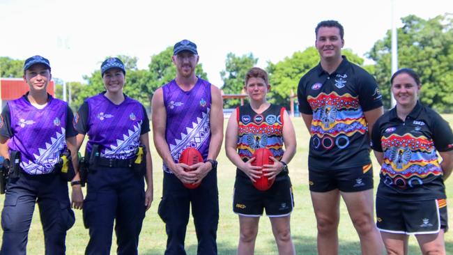 NTPFES will clash with the ADF in an Anzac Day footy match. Picture: Ryan Saxelby / AFLNT Media