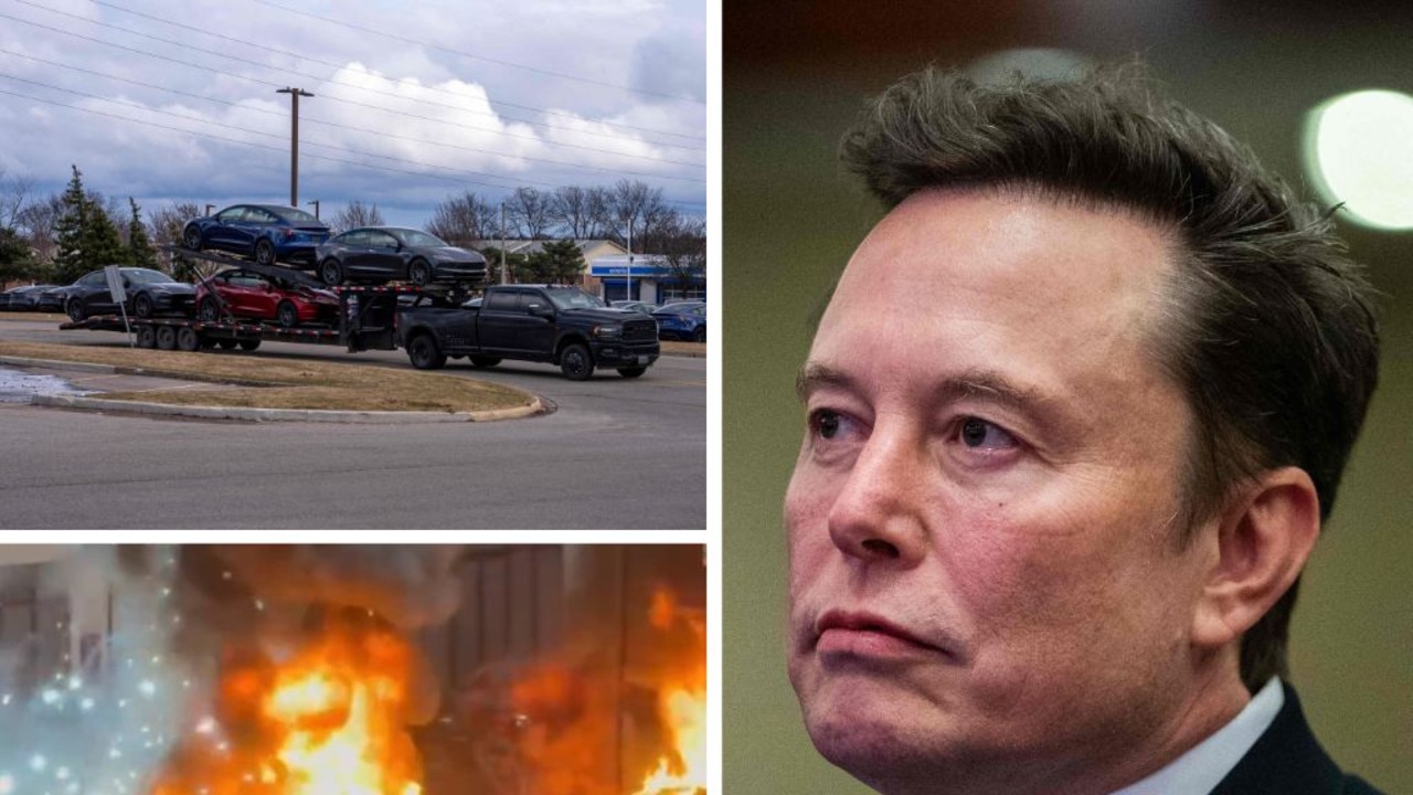 Musk responds as 80 more Teslas torched