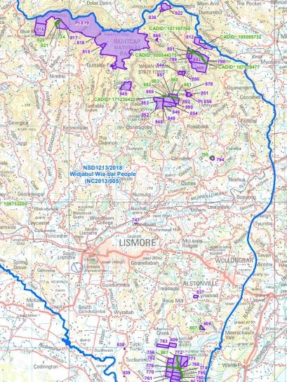 The land in the Native Title Act determination.