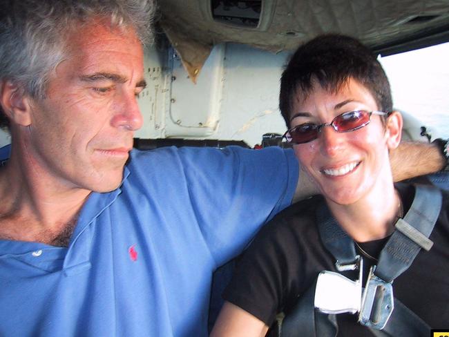 Jeffrey Epstein and Ghislaine Maxwell. Picture: AFP