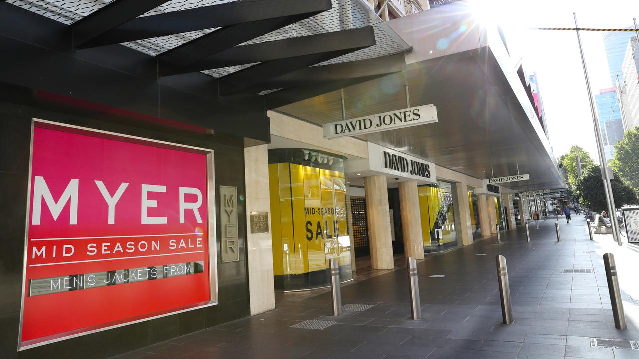 Bourke Street Mall, Melbourne.