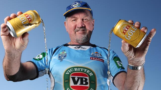 Rugby league legend Ray Price reckons NSW will crush the Maroons at Gold Coasts CBUS Stadium'. Picture Glenn Hampson